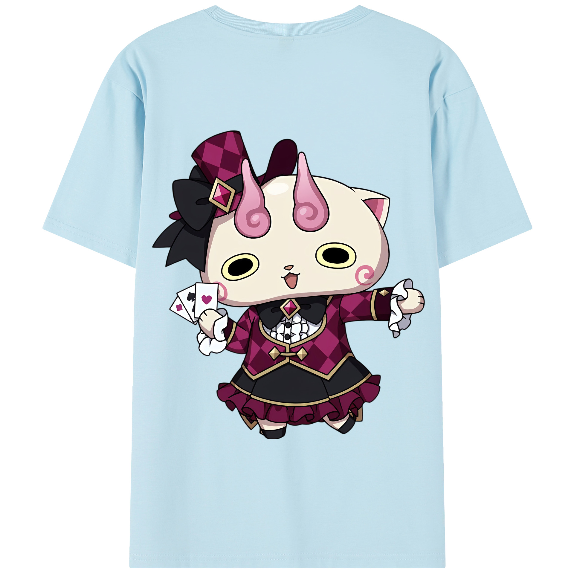 （画像用） 妖怪ウォッチ Yo-kai Watch 綿100％半袖Tシャツ（背面プリント）